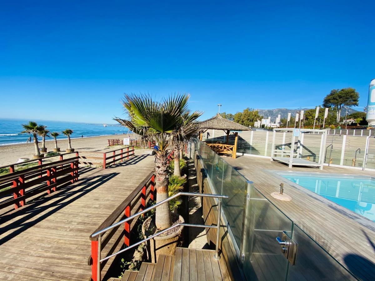 Studio-Near The Beach, Bbq And Seawater Pool 마르베야 외부 사진